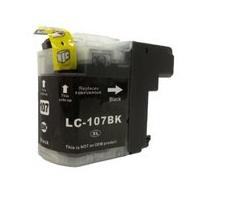 Premium Compatible Brother LC-107BK Black, Super High Yield Ink Cartridges