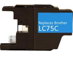 Compatible Brother LC75C Cyan Ink Cartridge