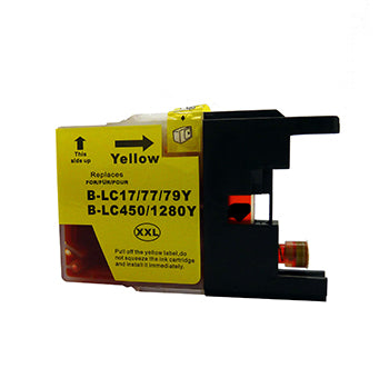 Generic Brand (Brother LC79Y) Remanufactured Yellow, Extra High Yield Ink Cartridge, Generic LC79Y