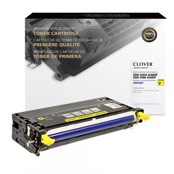 Clover Imaging Remanufactured High Yield Yellow Toner Cartridge for Dell 3130