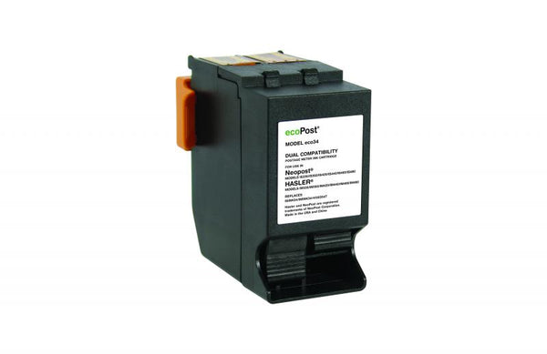 ecoPost Non-OEM New Postage Meter Red Ink Cartridge for Quadient (NeoPost), Hasler ISINK34/ISINK34/4135554T/ININK67