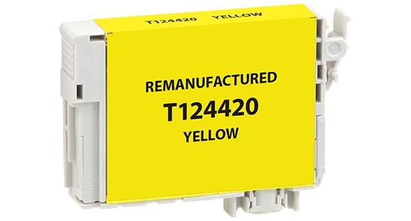 Remanufactured/Compatible Epson T124420 Ink Cartridge - Yellow