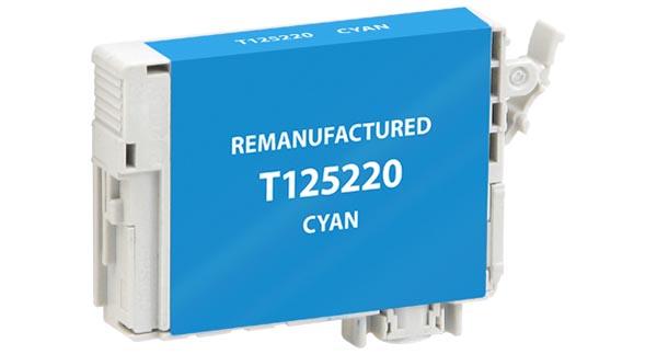 Remanufactured/Compatible Epson T125220 Ink Cartridge - Cyan