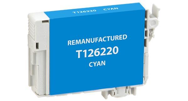 Remanufactured/Compatible Epson T126220 Ink Cartridge - Cyan
