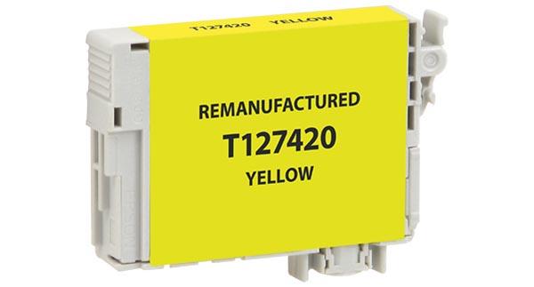 Remanufactured/Compatible Epson T127420 Ink Cartridge - Yellow