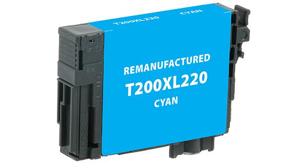 Remanufactured High Yield Cyan Ink Cartridge for T200XL220