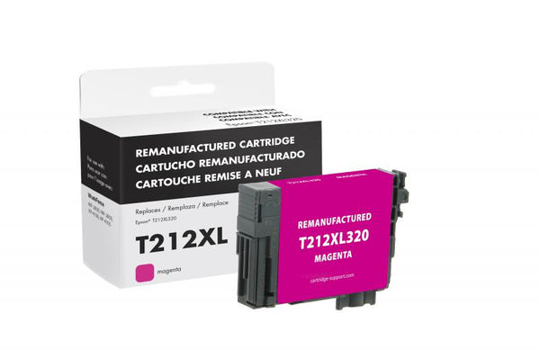 Remanufactured High Capacity Magenta Ink Cartridge for Epson T212XL320