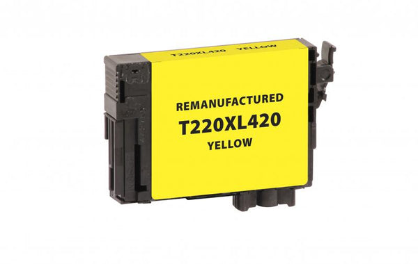 Remanufactured Epson T220420/T220XL420 Ink Cartridge - Yellow