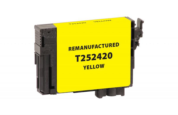 Remanufactured/Compatible Epson T252420 Ink Cartridge - Yellow