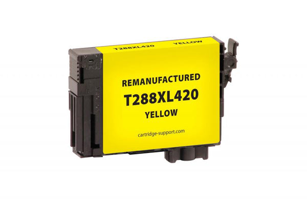 Remanufactured High Capacity Yellow Ink Cartridge for Epson T288XL420