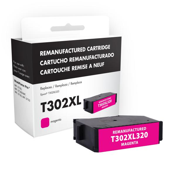 EPC Remanufactured High Capacity Magenta Ink Cartridge for Epson T302XL320