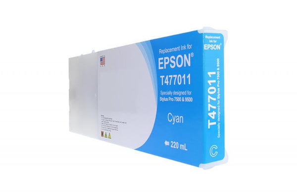Non-OEM (Compatible) New Cyan Wide Format Ink Cartridge for T477011