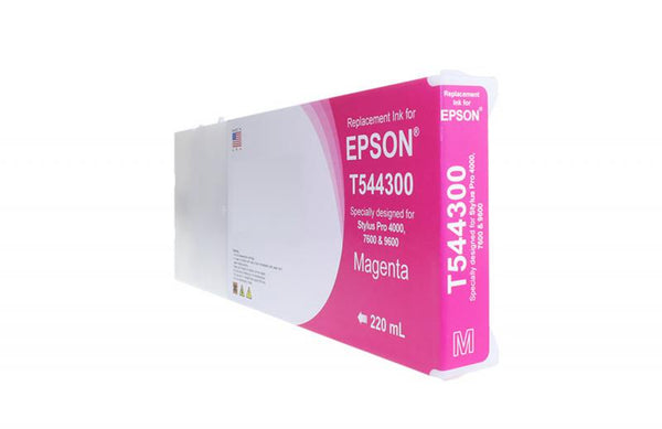 Remanufactured High Capacity Magenta Wide Format Ink Cartridge for Epson T544300
