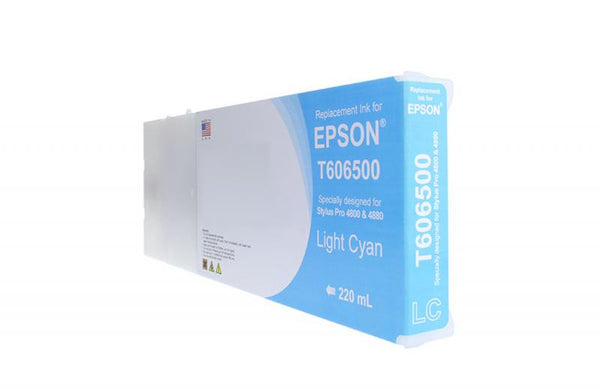 Remanufactured High Yield Cyan Wide Format Ink Cartridge for Epson T606200