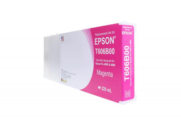 WF Remanufactured High Yield Magenta Wide Format Ink Cartridge for Epson T606B00