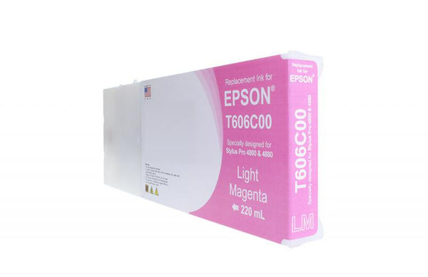 WF Remanufactured High Yield Light Magenta Wide Format Ink Cartridge for Epson T606C00