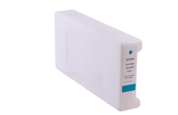 Remanufactured Cyan Wide Format Ink Cartridge for Epson T624200
