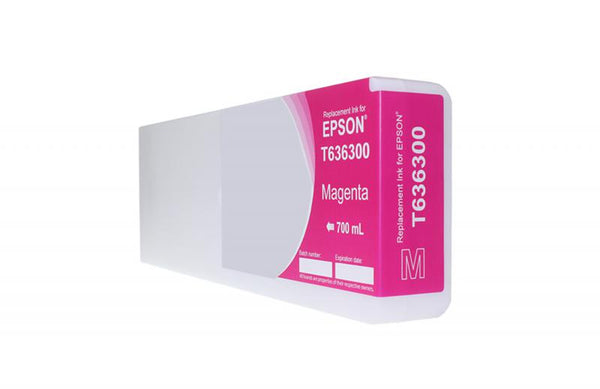 Remanufactured High Yield Magenta Wide Format Ink Cartridge for Epson T636300
