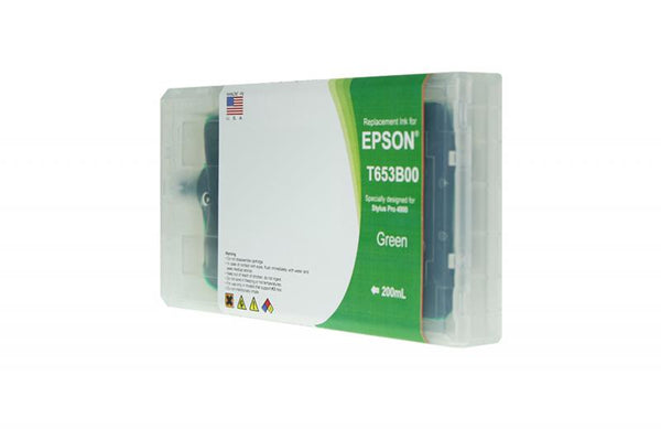 Remanufactured Green Wide Format Ink Cartridge for T653B00