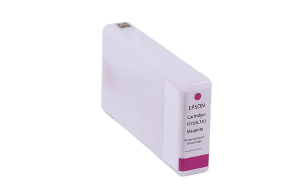 Remanufactured High Capacity Magenta Wide Format Ink Cartridge for Epson T676XL320
