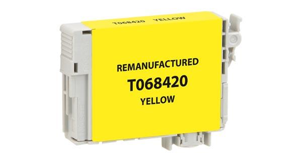 Remanufactured/Compatible Epson T068420 Ink Cartridge, Yellow