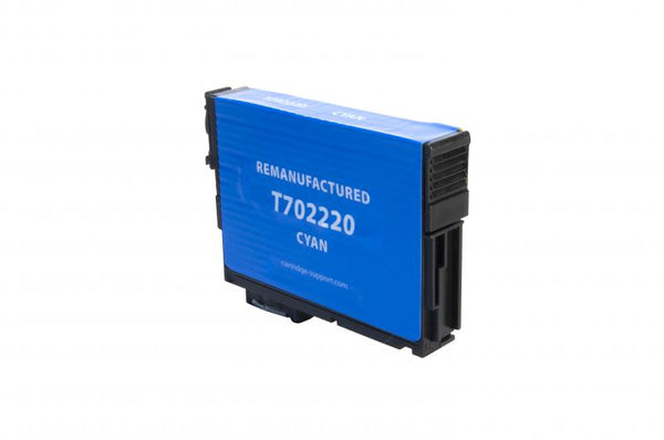 Remanufactured Cyan Ink Cartridge for Epson T702220