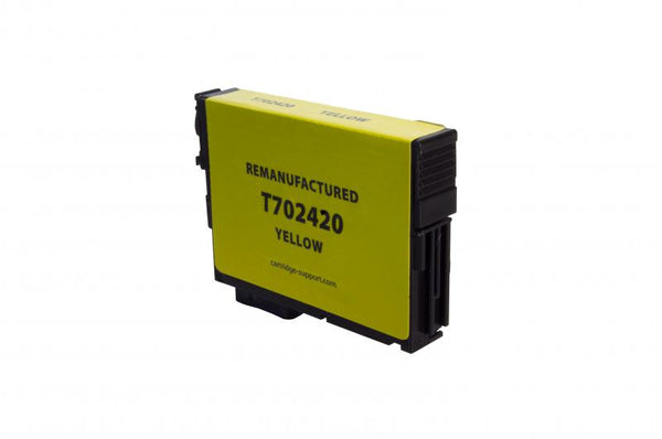 Remanufactured Yellow Ink Cartridge for Epson T702420