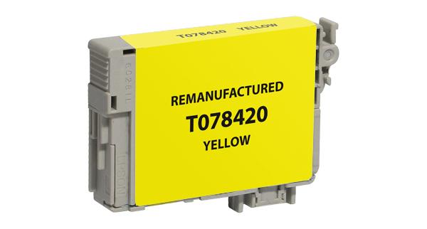 Remanufactured/Compatible Epson T078420 Ink Cartridge - Yellow