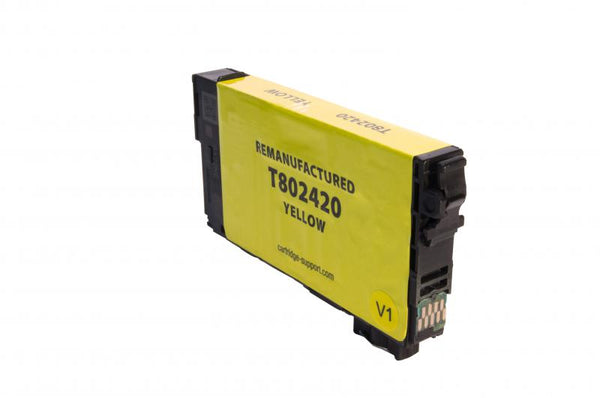 Remanufactured Yellow Ink Cartridge for Epson T802420