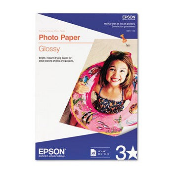 Epson 13 x 19 Bright White Photo Paper, Epson S041143