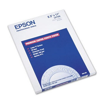 Epson 8.5x11 Premium Luster Photo Paper, Epson S041405