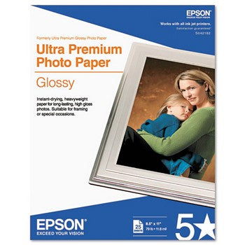 Epson 8.5 x 11 Inch Ultra Premium Glossy Photo Paper