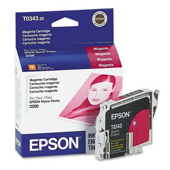 Epson T0343 Magenta Ink Cartridge, Epson T034320