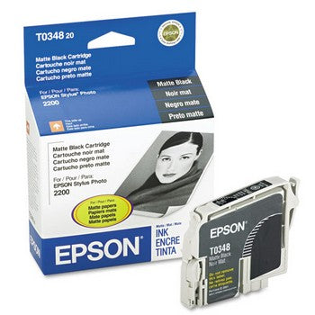 Epson T0348 Matte Black Ink Cartridge, Epson T034820