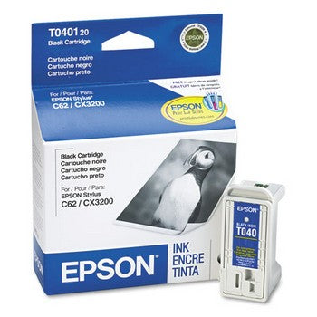 Epson T040 Black Ink Cartridge, Epson T040120