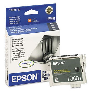Epson T0601 Black Ink Cartridge, Epson T060120