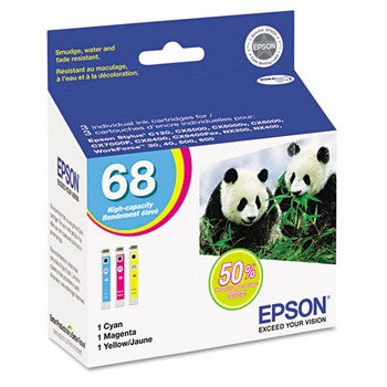 Epson 68 Multi Pack, High Yield Ink Cartridge, Epson T068520