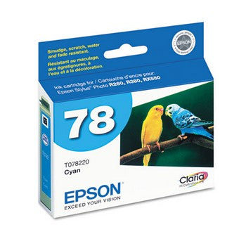 Epson 78 Cyan Ink Cartridge, Epson T078220