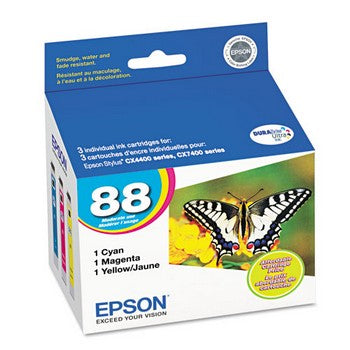Epson 88 Color, Value Pack Ink Cartridge, Epson T088520