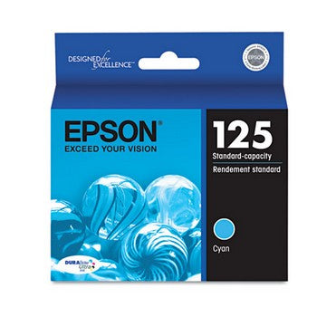 OEM/Genuine Epson 125 (Epson T125220) Ink Cartridge - Cyan