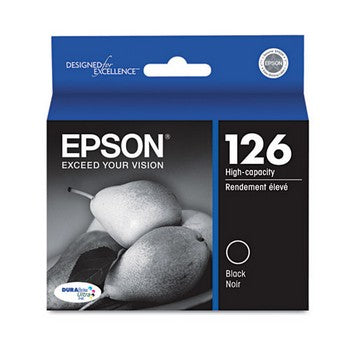 Epson 126 Black, High Yield Ink Cartridge, Epson T126120