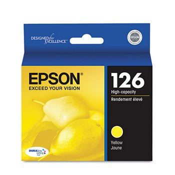 Epson 126 Yellow, High Yield Ink Cartridge, Epson T126420