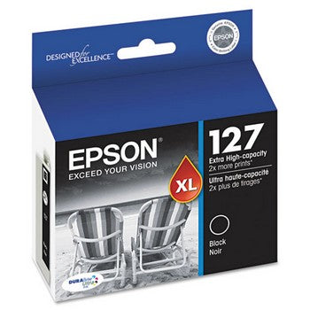 Epson 127 Black, Extra High Capacity Ink Cartridge, Epson T127120