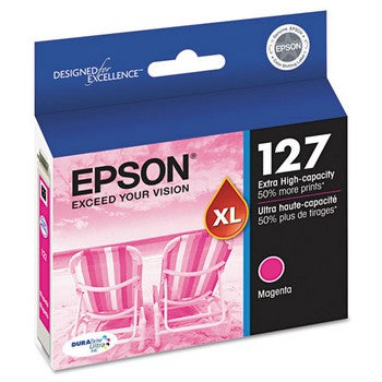 Epson 127 Magenta, Extra High Capacity Ink Cartridge, Epson T127320