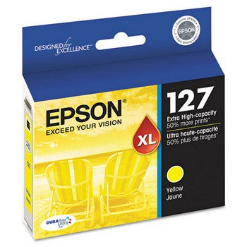 Epson 127 Yellow, Extra High Capacity Ink Cartridge, Epson T127420