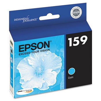 Epson 159 Cyan, High-Gloss Ink Cartridge, Epson T159220