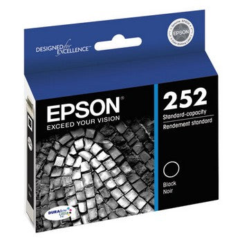 Epson 252 Black, Standard Yield Ink Cartridge, Epson T252120