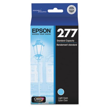 Epson T277520 Light Cyan, Standard Yield Ink Cartridge