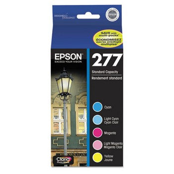 Epson T277920 Cyan, Light Cyan, Magenta, Light Magenta, Yellow (5/Pack) Ink Cartridge