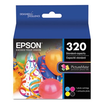 Epson T320 4 Color, Multipack Ink Cartridge, Epson T320P